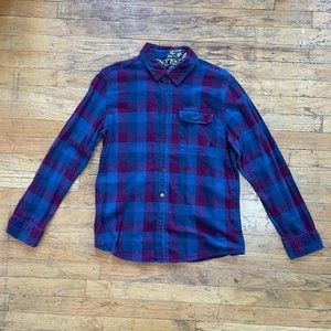Amplify blue/red flannel shirt.